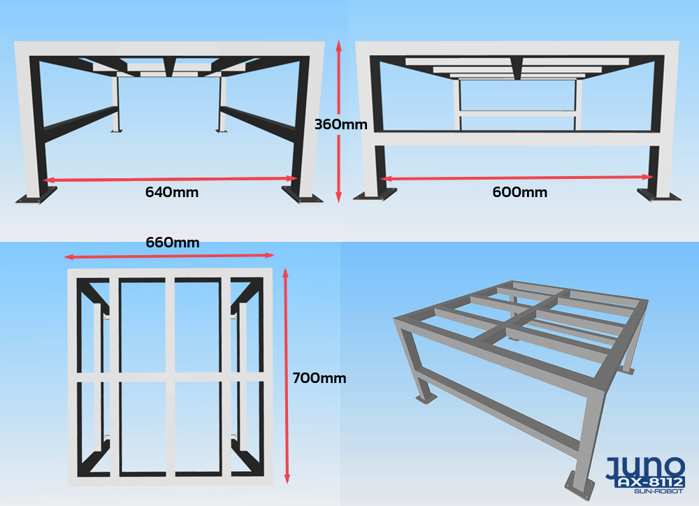 หุ่นยนต์ส่งของ Juno Robot รุ่น AX8112 หุ่นยนต์ส่งของ