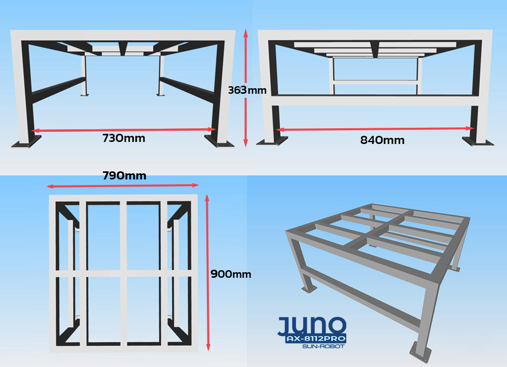 หุ่นยนต์ส่งของ Juno Robot รุ่น AX8112pro หุ่นยนต์ส่งของ