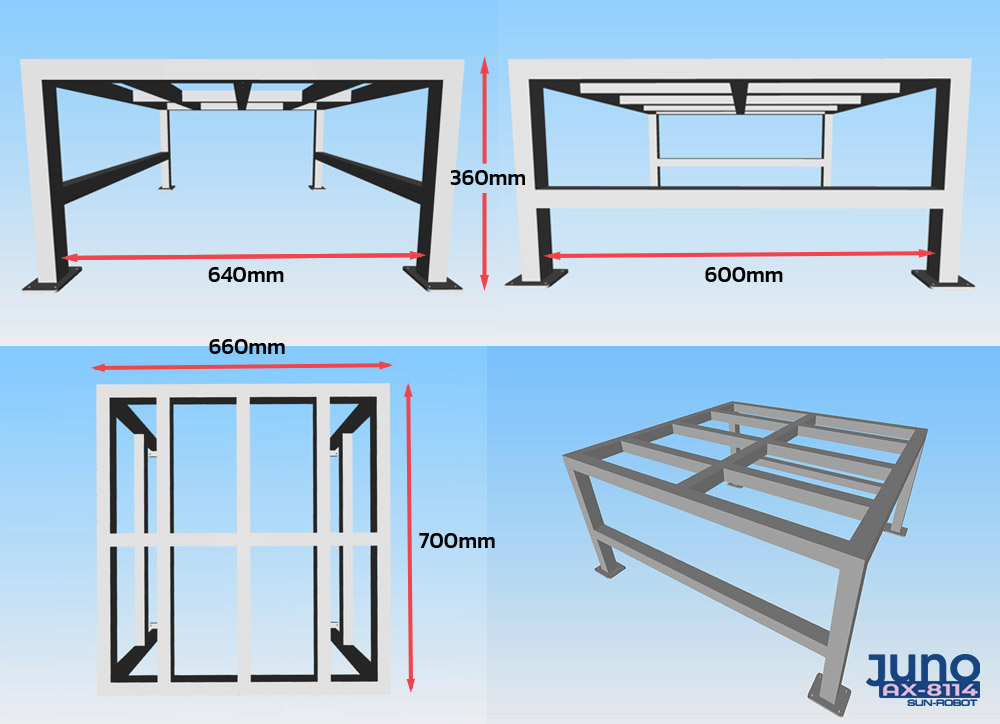 หุ่นยนต์ส่งของ Juno Robot รุ่น AX8114 หุ่นยนต์ส่งของ