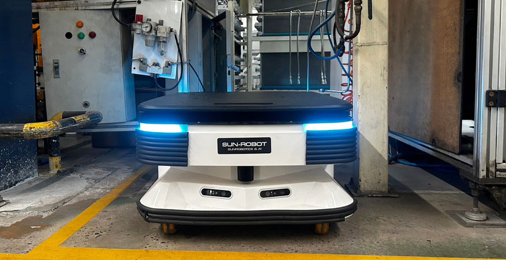 หุ่นยนต์ส่งของ reeman robot หุ่นยนต์ส่งของ