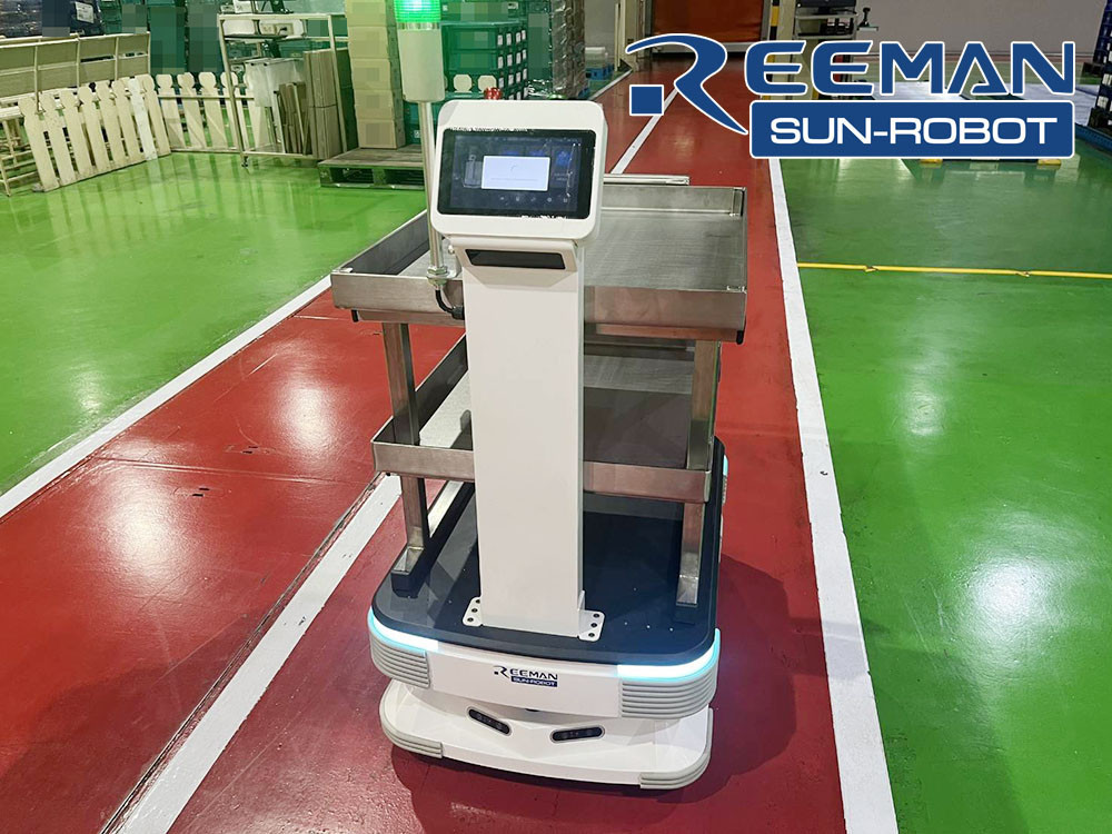 หุ่นยนต์ส่งของ reeman robot หุ่นยนต์ส่งของ