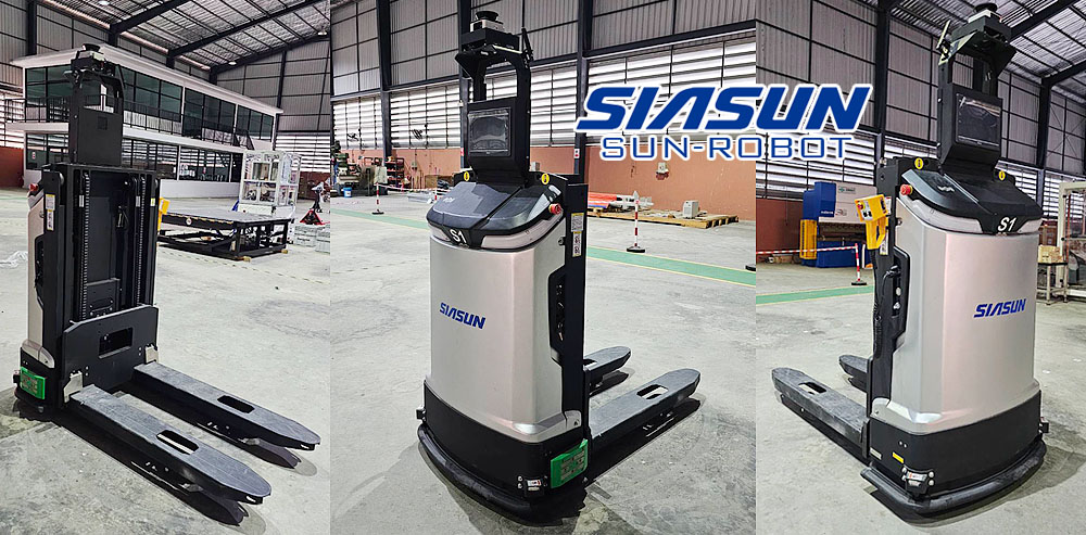 Forklift Robot Siasun Forklift Robot (D15S-1) Forklift อัตโนมัติไร้คนขับ