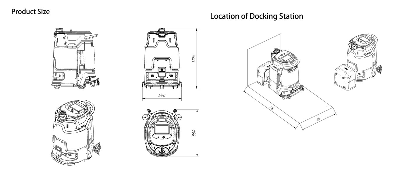 หุ่นยนต์ทำความสะอาด Wimsha Robot