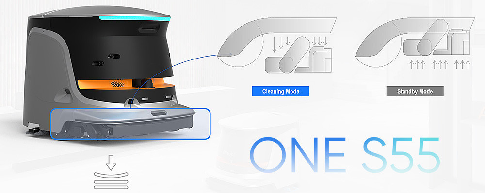 หุ่นยนต์ทำความสะอาด one s55 หุ่นยนต์ทำความสะอาด