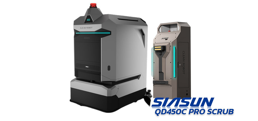 หุ่นยนต์ทำความสะอาด Cleaning robot SIASUN หุ่นยนต์ทำความสะอาด