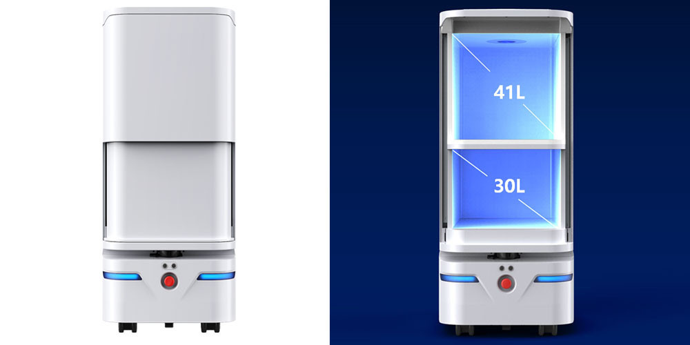 หุ่นยนต์บริการ gogo robot หุ่นยนต์บริการ