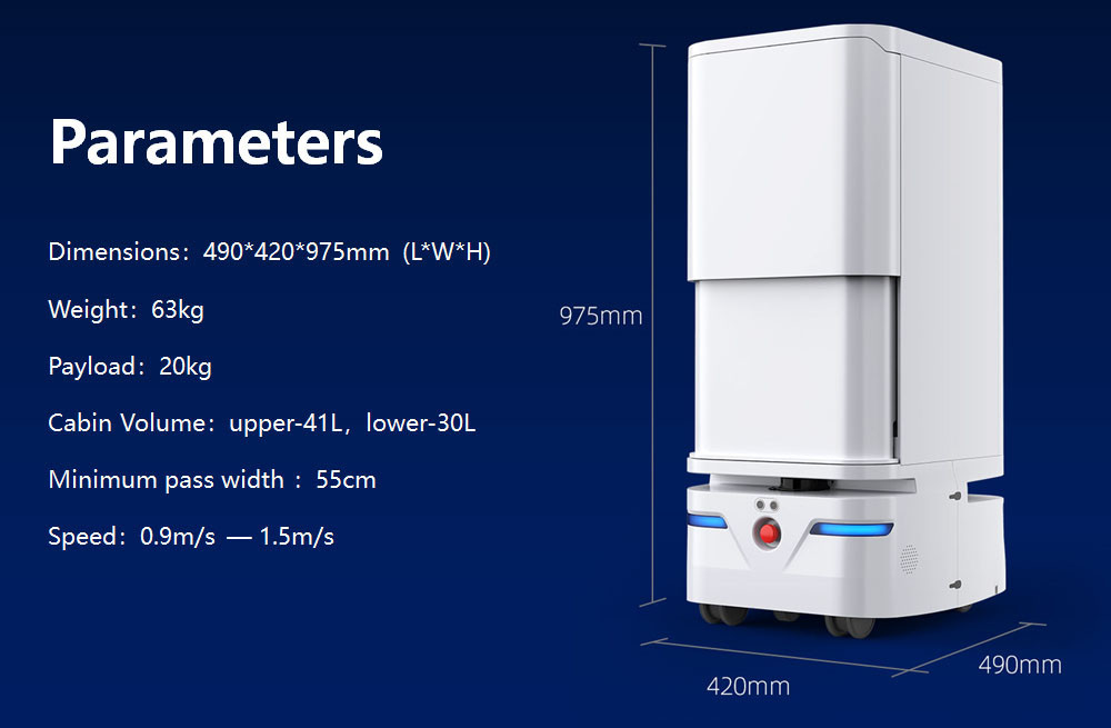 หุ่นยนต์บริการ gogo robot หุ่นยนต์บริการ