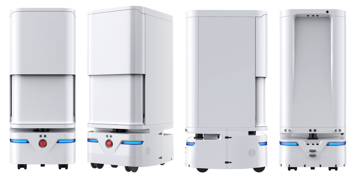 หุ่นยนต์บริการ gogo robot หุ่นยนต์บริการ