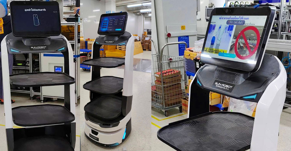 หุ่นยนต์ส่งของ Orionstar Robot รุ่น Dr02 หุ่นยนต์ส่งของ