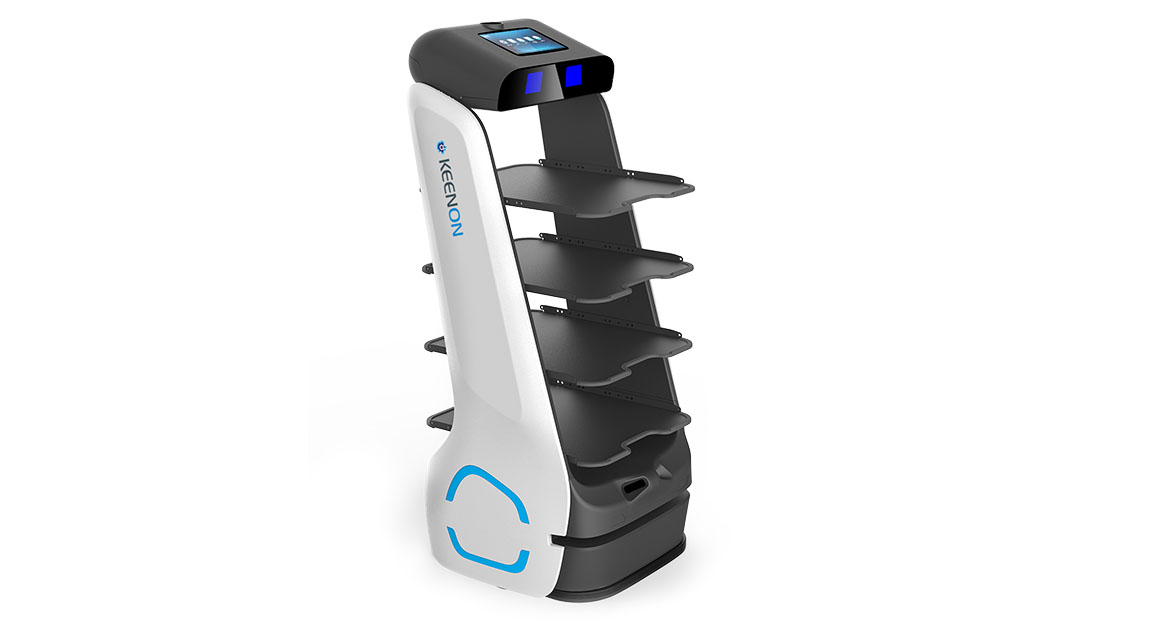 หุ่นยนต์ส่งของ keenon robot หุ่นยนต์ส่งของ