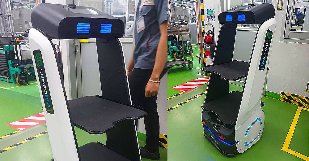 หุ่นยนต์ส่งของ keenon robot หุ่นยนต์ส่งของ