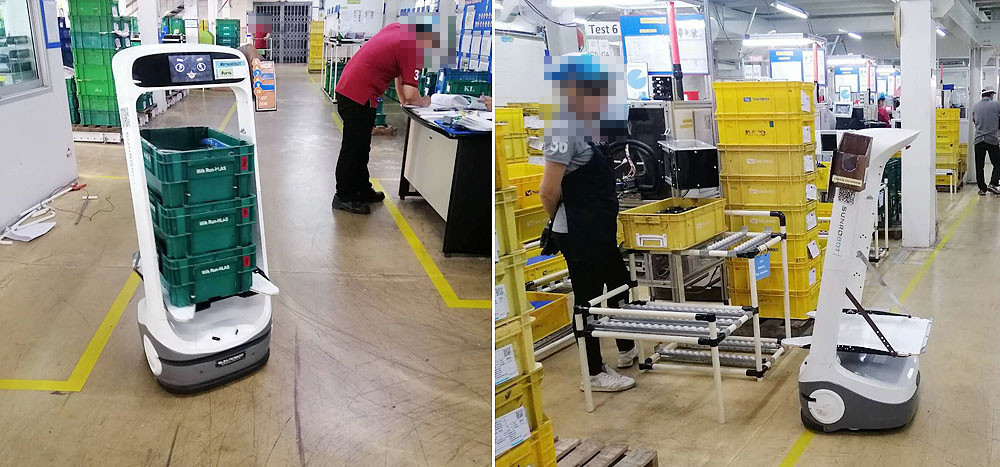 หุ่นยนต์ส่งของ keenon robot หุ่นยนต์ส่งของ