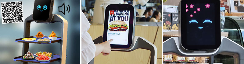 หุ่นยนต์เสิร์ฟอาหาร OrionStar Robot รุ่น DR01 หุ่นยนต์เสิร์ฟอาหาร