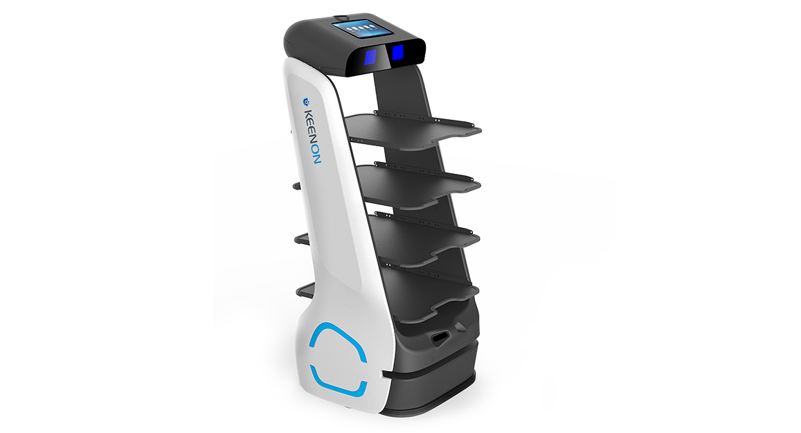 หุ่นยนต์เสิร์ฟอาหาร KEENON ROBOT รุ่น (T5) หุ่นยนต์เสิร์ฟอาหาร