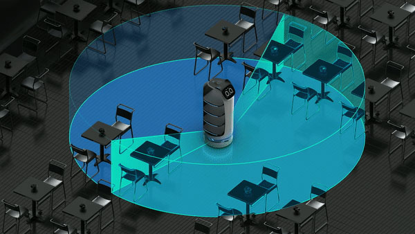 หุ่นยนต์เสิร์ฟอาหาร Bellabot หุ่นยนต์เสิร์ฟอาหาร