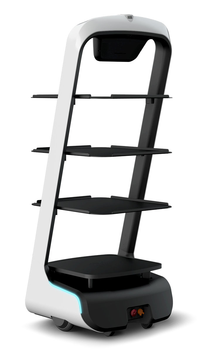 หุ่นยนต์เสิร์ฟอาหาร PUDUBOT รุ่น PD1 หุ่นยนต์เสิร์ฟอาหาร