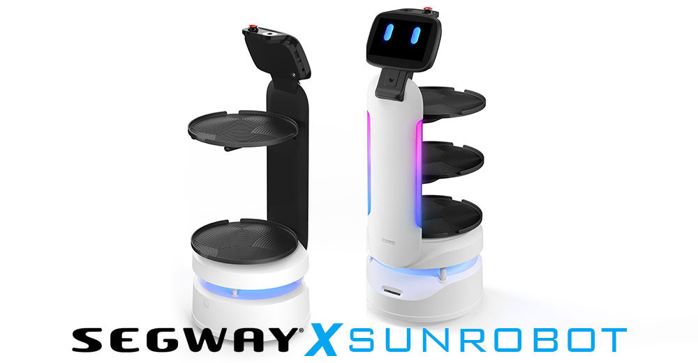 หุ่นยนต์เสิร์ฟอาหาร_segway_robot_s1 หุ่นยนต์เสิร์ฟอาหาร
