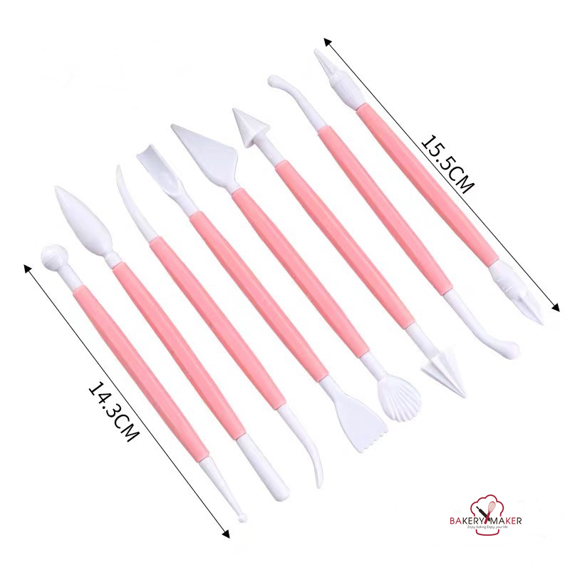 เซ็ทอุปกรณ์ ฟองดองท์ 10 ชิ้น Modeling Tools set 10 pcs.