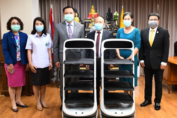 ซันโรโบติกส์ แอนด์ เอไอ มอบหุ่นยนต์เพื่อนำไปช่วยแบ่งเบาภาระบุคลากรทางการแพทย์ ซันโรโบติกส์ แอนด์ เอไอ มอบหุ่นยนต์เพื่อนำไปช่วยแบ่งเบาภาระบุคลากรทางการแพทย์