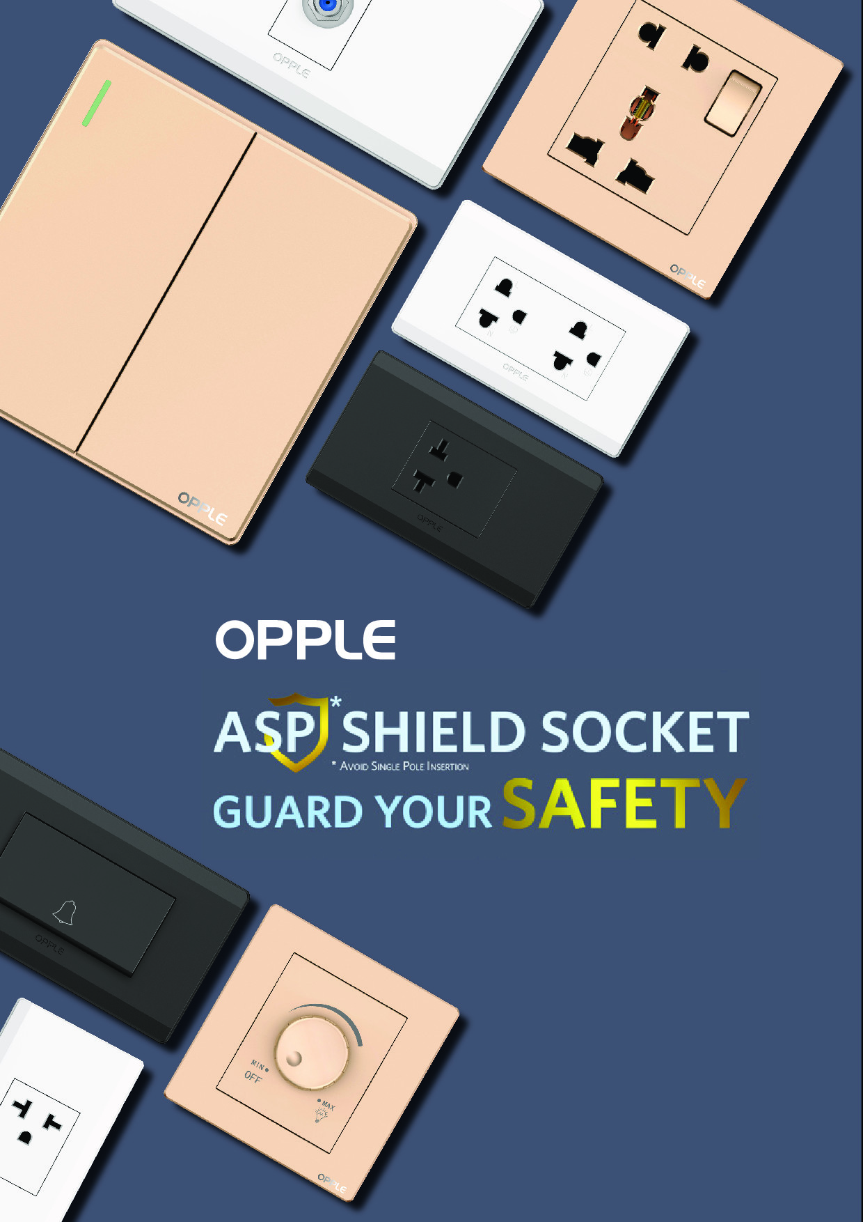 Opple Socket แคตตาล็อก สวิตซ์ ปลั๊ก เบรกเกอร์ พัดลมดูดอากาศ OPPLE