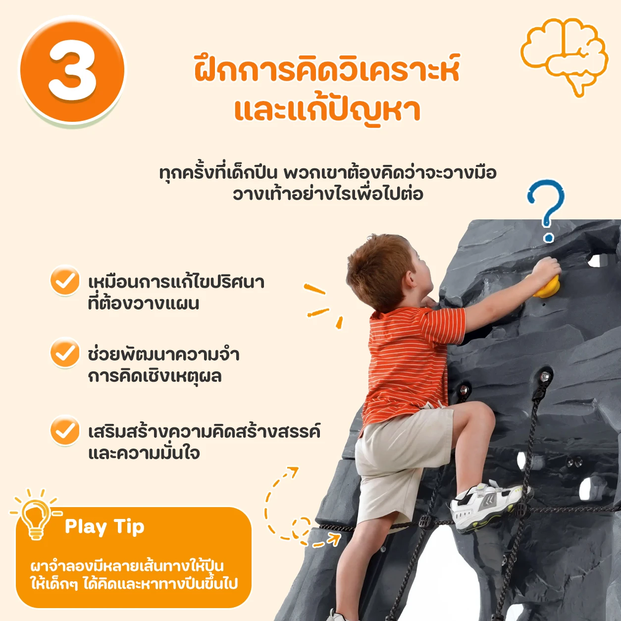 ฝึกการคิดวิเคราะห์และแก้ปัญหา