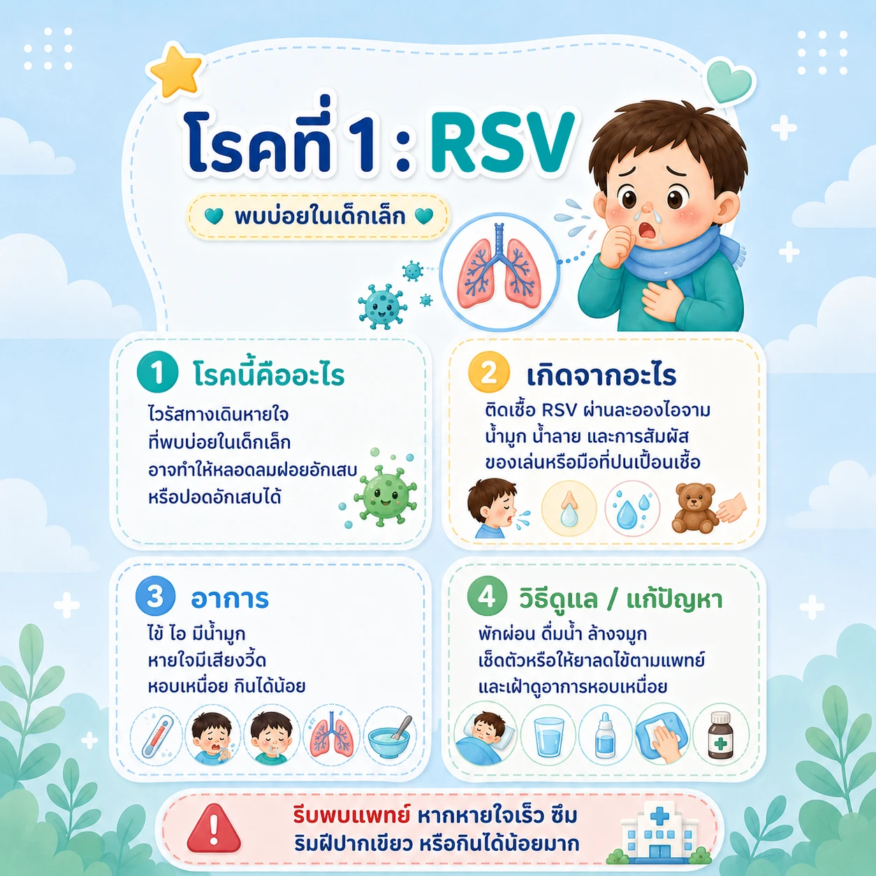 RSV หรือ Respiratory Syncytial Virus