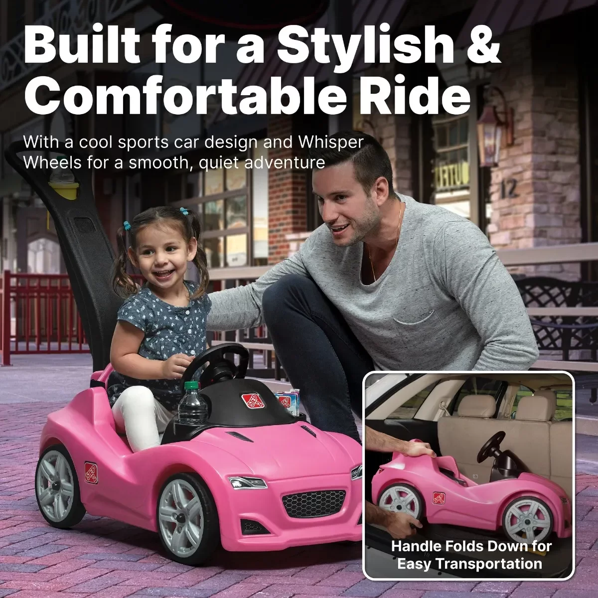 STEPCHILD（ステップチャイルド）　simon 　156cm ※セット売可 Step2 Whisper Ride Cruiser - Pink | Step2Thailand