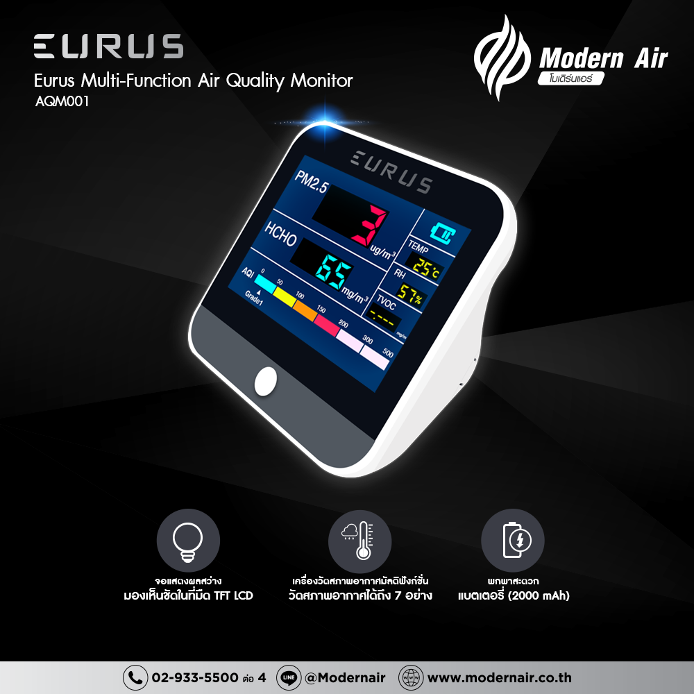 Eurus Multi-Function Air Quality Monitor