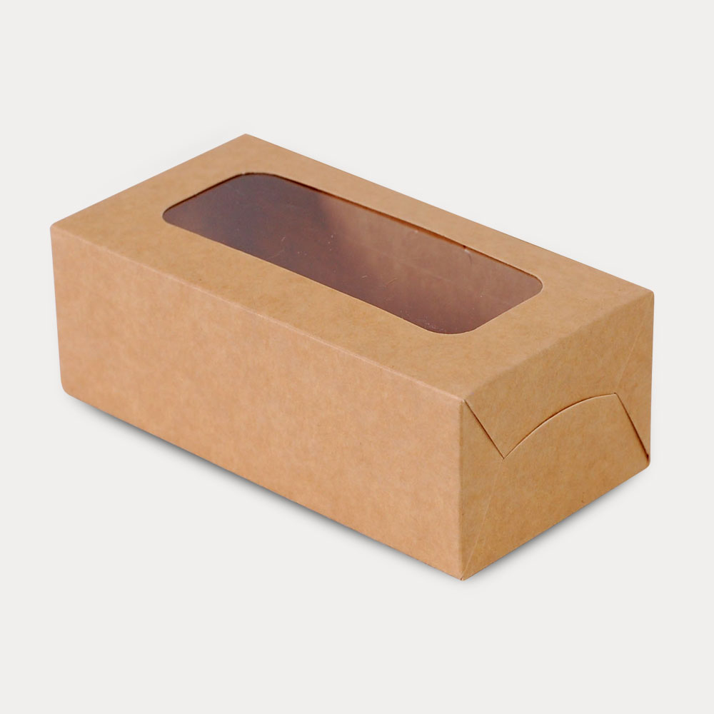 กล่องใส่ขนม กล่องใส่ขนมเค้ก 2ชิ้น