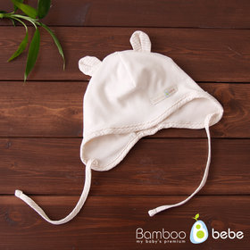 [Bamboo bebe] Bamboo Cream Pilot Hat