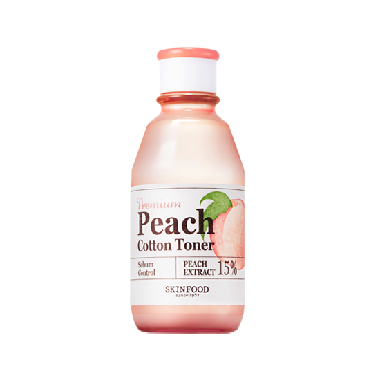 Skinfood premium peach cotton toner 175 m