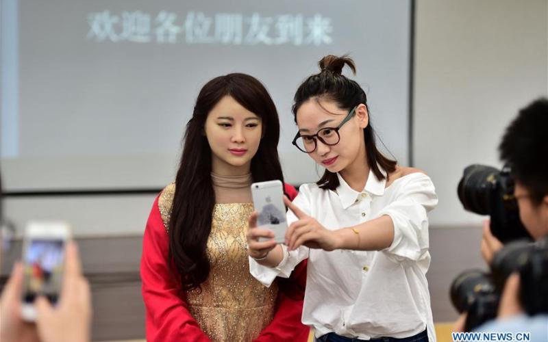 "Jia Jia" the first robot in China that can naturally interact with human