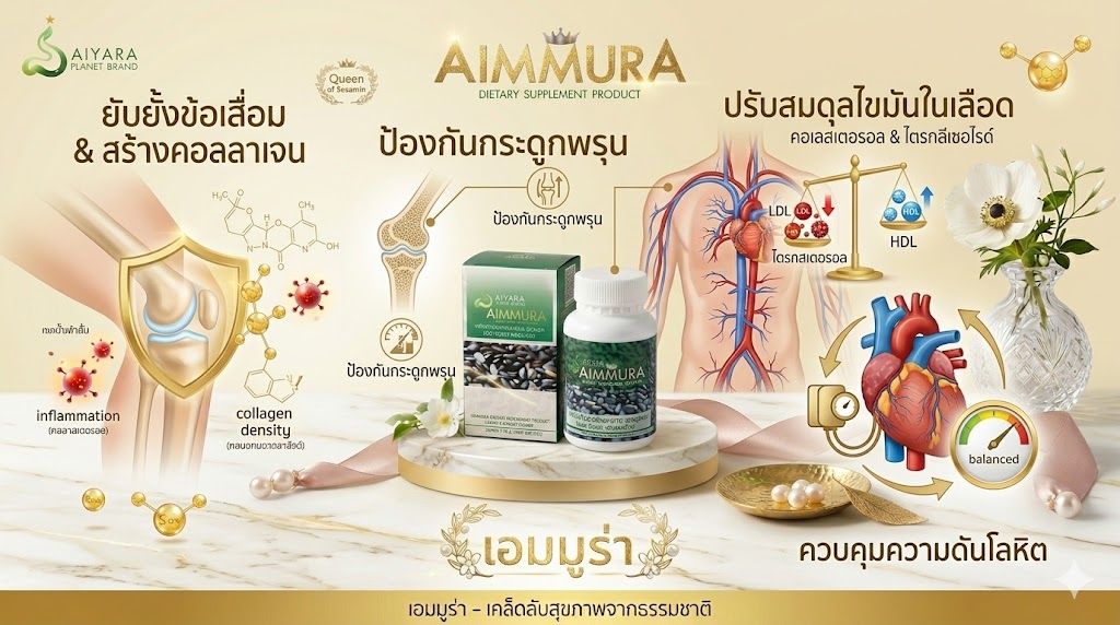 ประโยชน์เซซามิน ยับยั้งข้อเสื่อม ป้องกันกระดูกพรุน ปรับสมดุลไขมันในเลือด ควบคุมความดันโลหิต