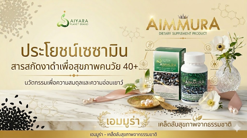 ประโยชน์เซซามิน สารสกัดงาดำเพื่อสุขภาพคนวัย40+