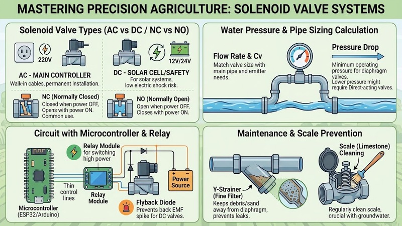 Solenoid Valve ระบบรดน้ำอัตโนมัติ