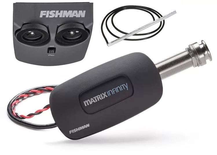 Fishman Matrix Infinity VT Acoustic Pickup & Preamp system – Wide Format 1/8”