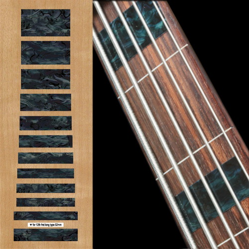 Jazz Bass Block (BP) Inlay Sticker for 5-String Bass
