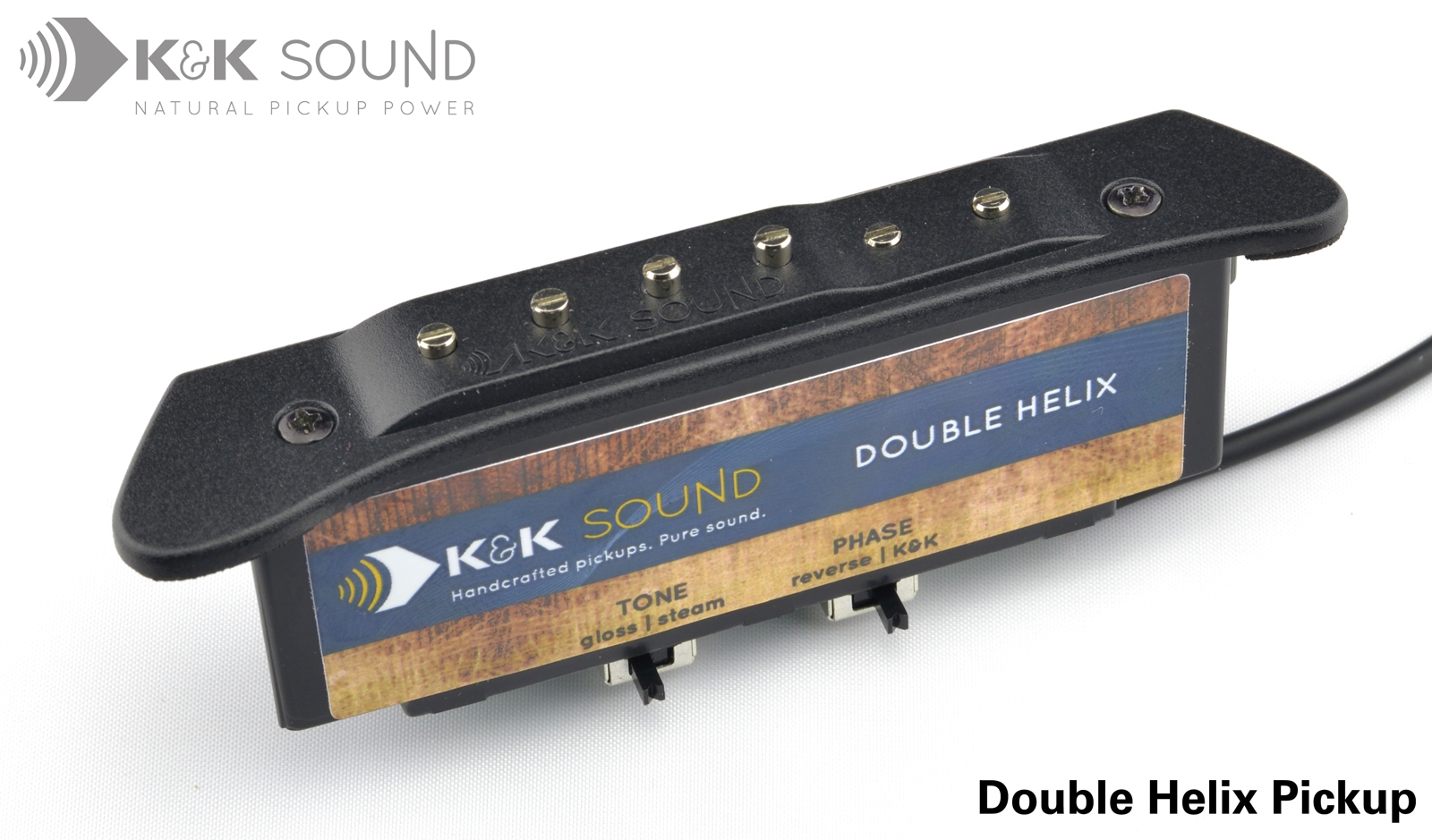 K&K Double Helix Solo Soundhole Pickup