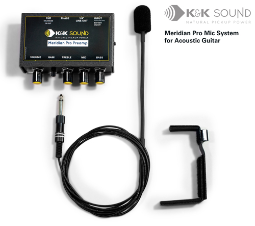 K&K Meridian Pro External Guitar Microphone System
