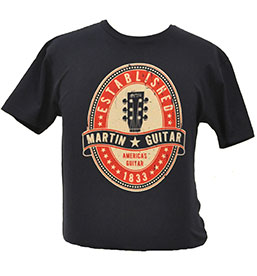 Martin Vintage Oval T-Shirt - Navy