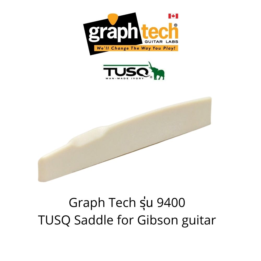 TUSQ Saddle PQ-9400 1/8" Compensated for Gibson guitar