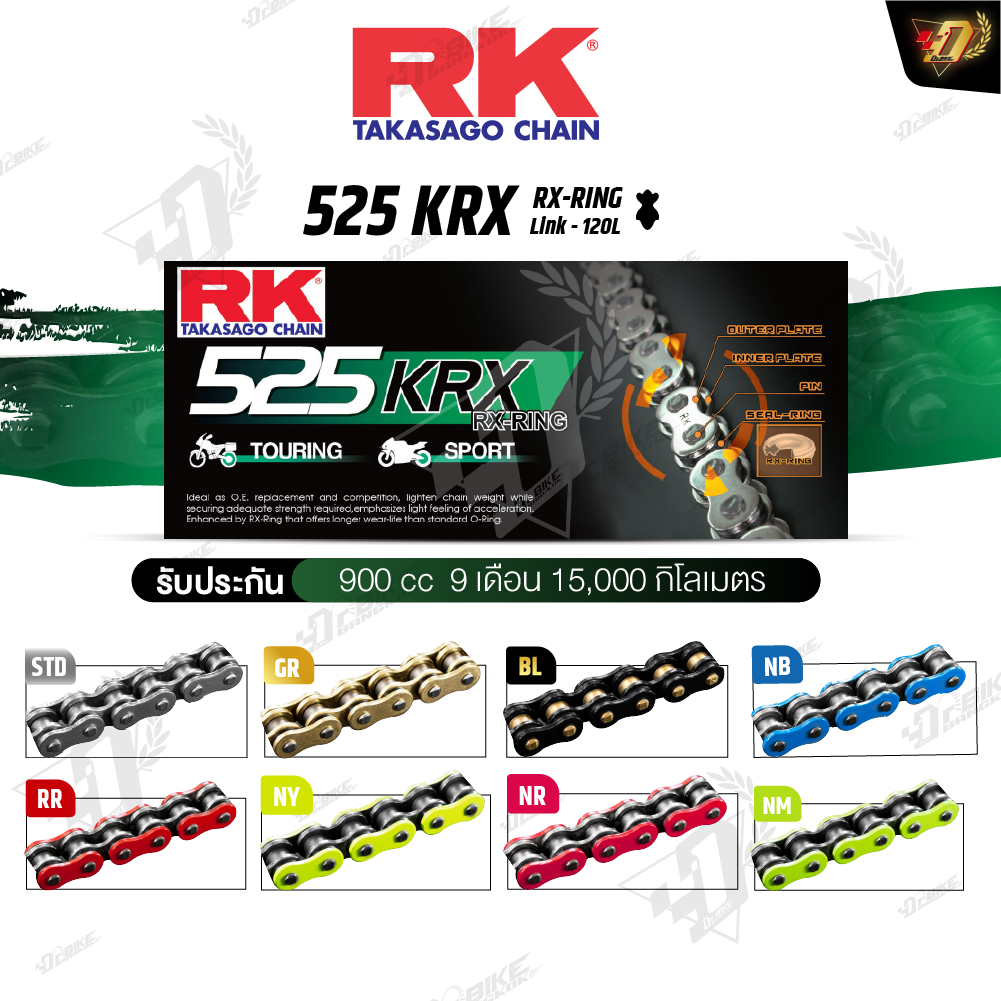 ข้อต่อโซ่ RK BL525ZXW CLIFZ