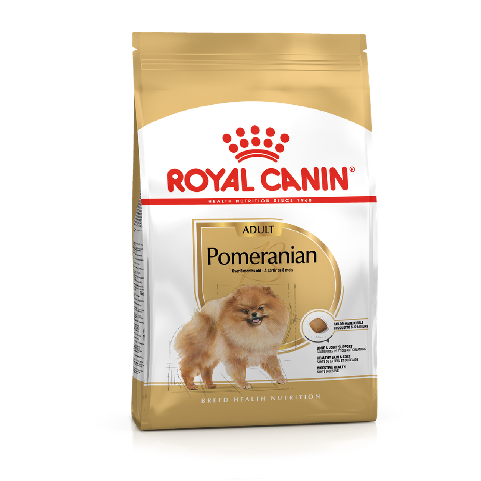 อาหารสุนัข Royal Canin Pomeranian Adult อาหารเม็ดสูตรสำหรับสายพันธุ์ Pomeranian