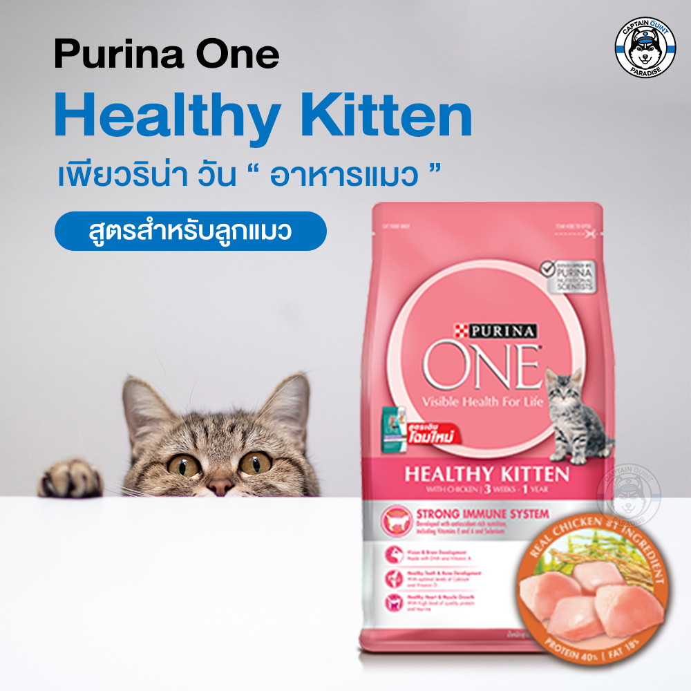Purina one healthy kitten สูตรลูกแมว