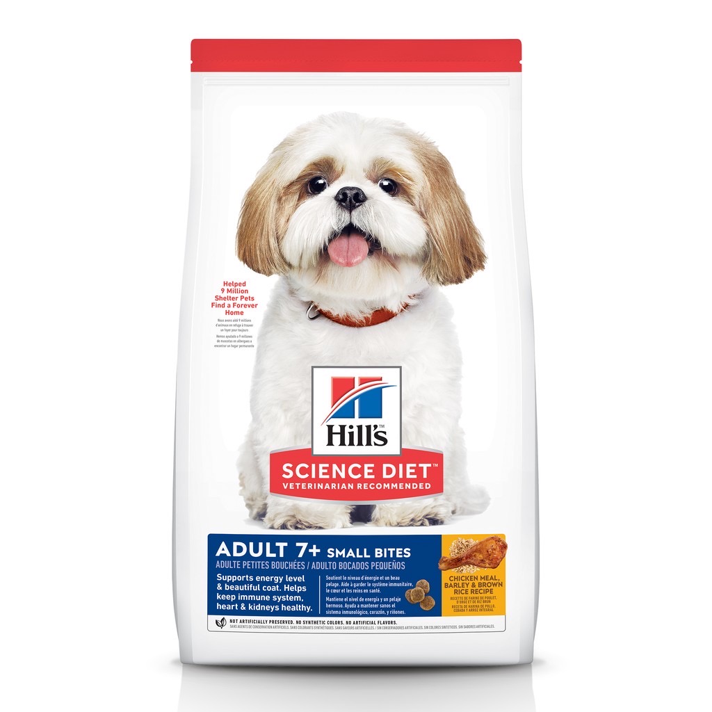 Hill's Science Diet Adult 7+ Small Bites อาหารสำหรับสุนัขพันธุ์เล็ก อายุ 7 ปีขึ้นไป 2kg.