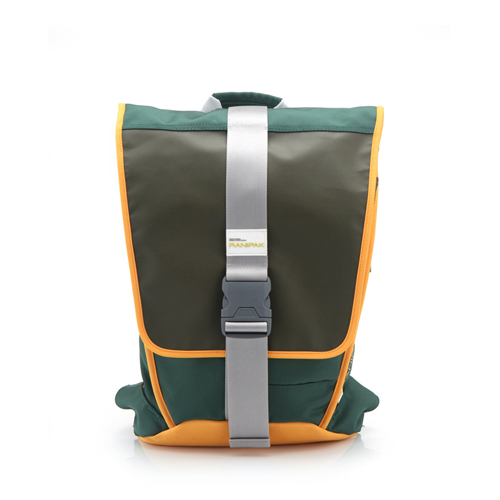 กระเป๋า DURABLE SOLID FLAP BACKPACK-GREEN/KHAKI