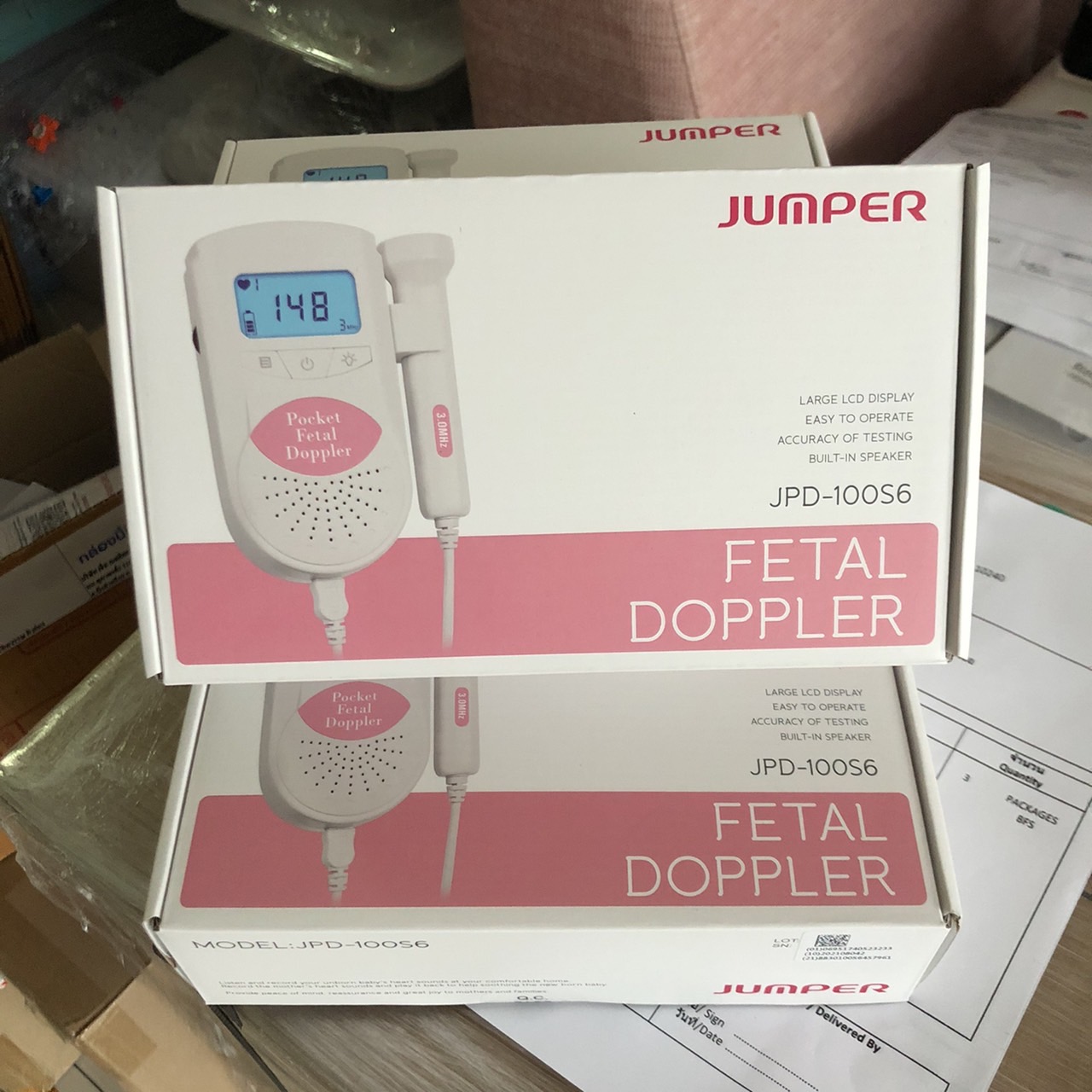 JUMPER Pocket Fetal Doppler Model JPD100S6 jetmedicalthailand