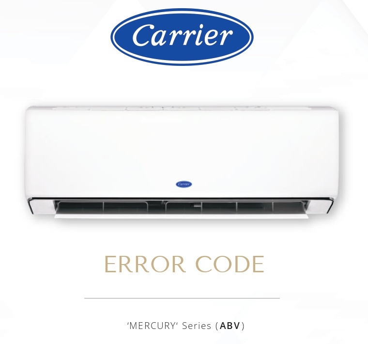 ERROR CODE CARRIER mercury (ABV) premiereasternair