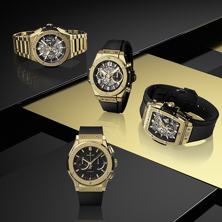 HUBLOT Yellow Gold Collection with 6 models