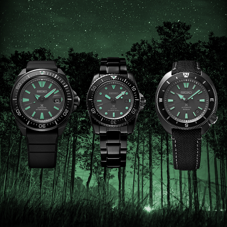 SEIKO The Black Series “Night Vision” Limited Edition